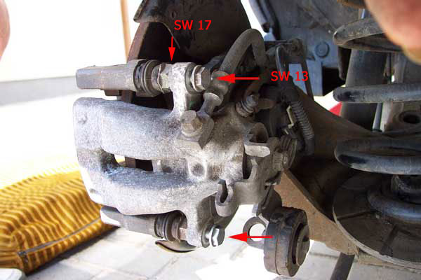 Wie Trafic 2 Bremsscheiben hinten, Bremsbeläge hinten wechseln