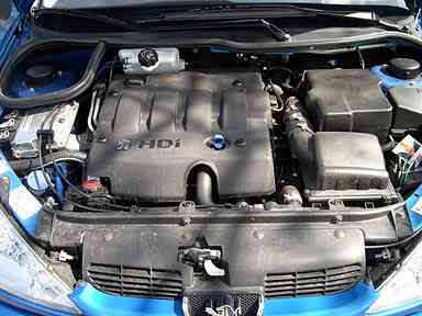 Der HDI 90 Motor ohne FAP. Der HDI 90 Motor ohne FAP.