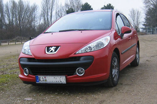 Unser Peugeot 207 HDi FAP 90. 