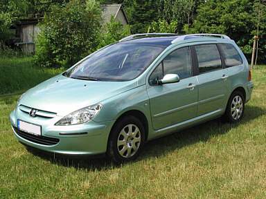Frontansicht des Peugeot 307 SW von Volker Arndt. Frontansicht des Peugeot 307 SW von Volker Arndt.