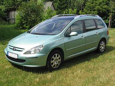 Frontansicht des Peugeot 307 SW von Volker Arndt. 