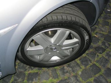 Alufelgen des Renault Megane. 