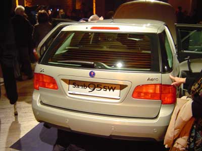 Saab 9-5 Kombi von hinten. Saab 9-5 Kombi von hinten.