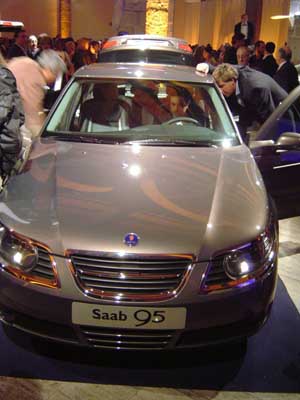 Front der Saab 9-5 Limosine. Front der Saab 9-5 Limosine.