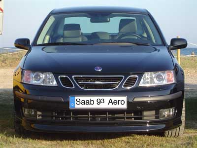 Einzelaufnahme meines Saab 9-3. 