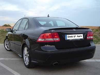 Saab 9-3 von inten links. 