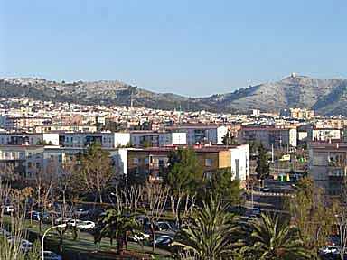 Leicht verschneite Landschaft bei Barcelona. Leicht verschneite Landschaft bei Barcelona.
