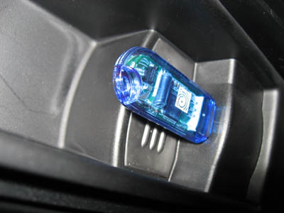 USB-Stick in Aktion. USB-Stick in Aktion.