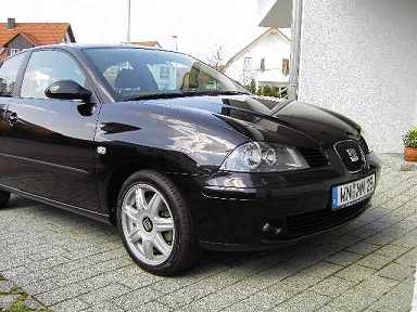 Der Seat Ibiza von Wolgang Martin. 