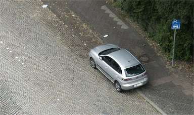 Seat Ibiza — Ansicht von oben. Seat Ibiza — Ansicht von oben.