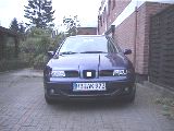 Frontansicht meines Seat Leon. 