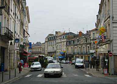 Verkehr in Poitiers. Verkehr in Poitiers.