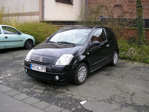 Unser bisheriger Citroën C2. Citroën C2.