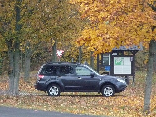 Forester im Herbst. 