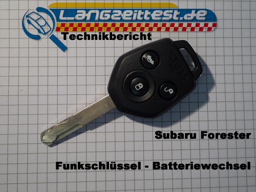 Funkschlüssel Subaru Forester. 