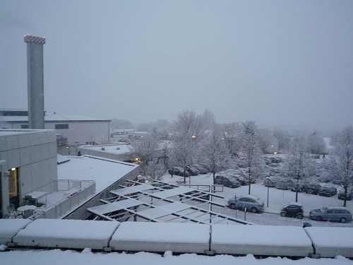 Koblenz im Schnee. Koblenz im Schnee.
