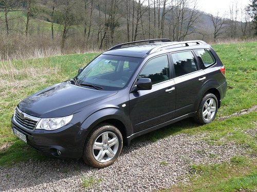 Forester im leichten Gelände. 