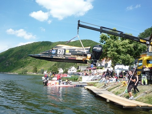 Rennboot der Klasse ADAC-Masters. 