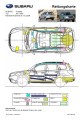 Rettungskarte Subaru Forester. 