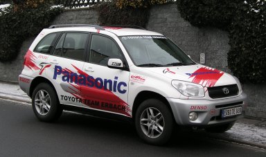 RAV4 "Formel l1 Panasonic". RAV4 Sondermodell.
