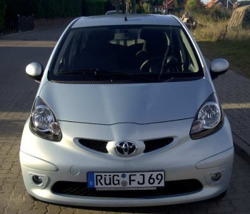 Front des Toyota Aygo. Front des Toyota Aygo.