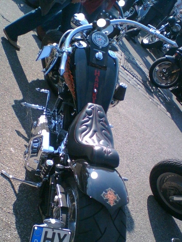 Customised Harley aus Hoexter. Customised Harley aus Hoexter.