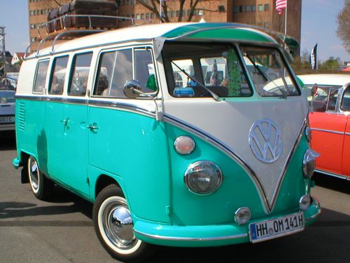 Restaurierter VW Samba Bus. VW Samba Bus.