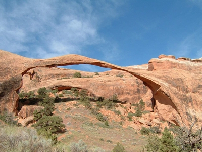 Steinbogen im Arches Nationalpark. Steinbogen im Arches Nationalpark.