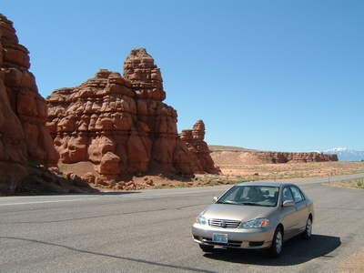 Im Arches-Nationalpark. Im Arches-Nationalpark.