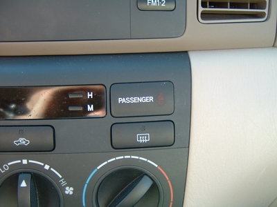 Gurtwarnsystem für die Passagiere. Gurtwarnsystem für die Passagiere.
