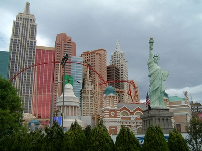New York in Las Vegas. New York in Las Vegas.