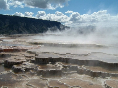 Heisse Quellen im Yellowstone Nationalpark. Heisse Quellen im Yellowstone Nationalpark.
