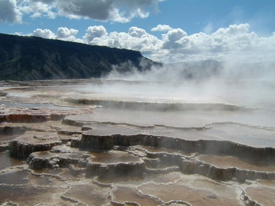 Heisse Quellen im Yellowstone Nationalpark. 