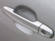 Bügelgriff des Toyota Corolla. Bügelgriff des Toyota Corolla.