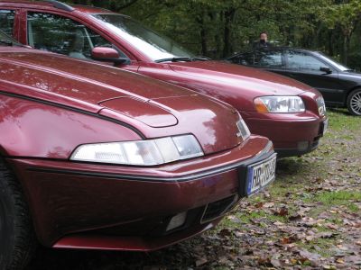 Volvo 480 und V70. 