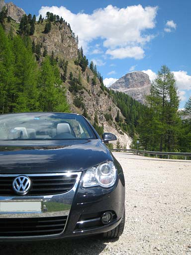 Die Dolomiten sind eine perfekte Kulisse. Die Dolomiten sind eine perfekte Kulisse.