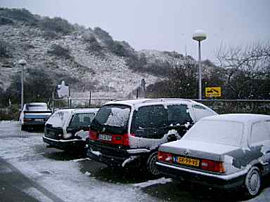 Wintereinbruch in Holland. 