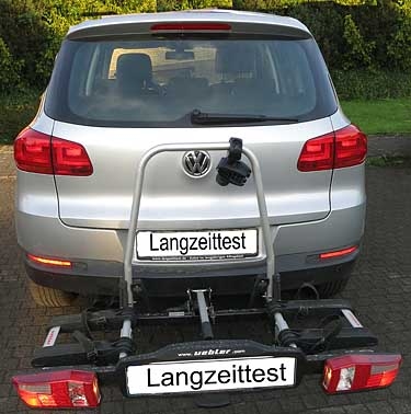Fahrradträger für die Anhängerkupplung. Fahrradträger für die Anhängerkupplung.