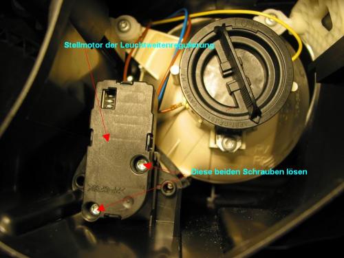 Stellmotoransicht. Stellmotor.