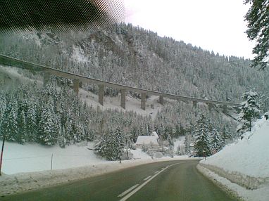 Die Brennerautobahn von der anderen Perspektive. 