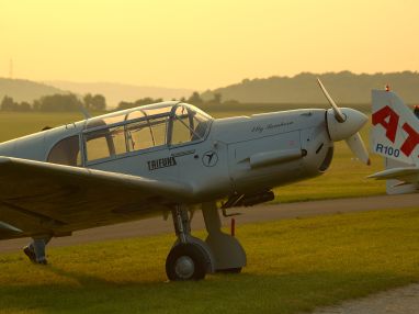 Eine ME 108 von der Lufthansa. 