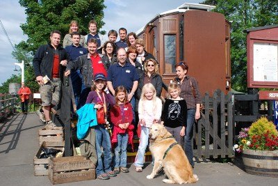 Teilnehmer des Tourantreffen in Hastings. 