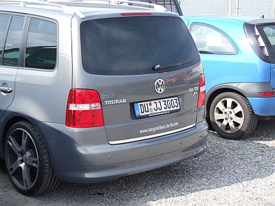 Montierte Votex Heckschürze. Montierte Votex Heckschürze.