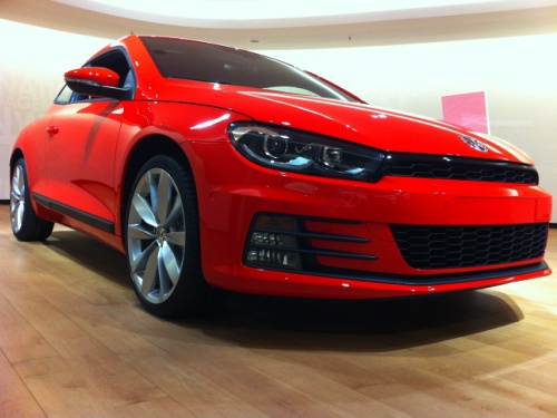 VW Scirocco von vorne. 