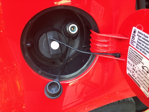 Tankdeckel vom eco up! Tankstutzen vom eco up!