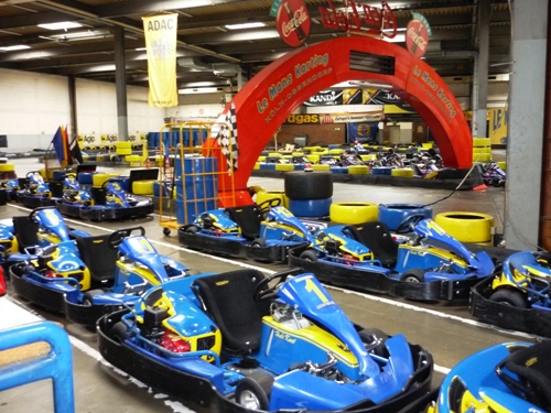 Kartbahn in Köln. 